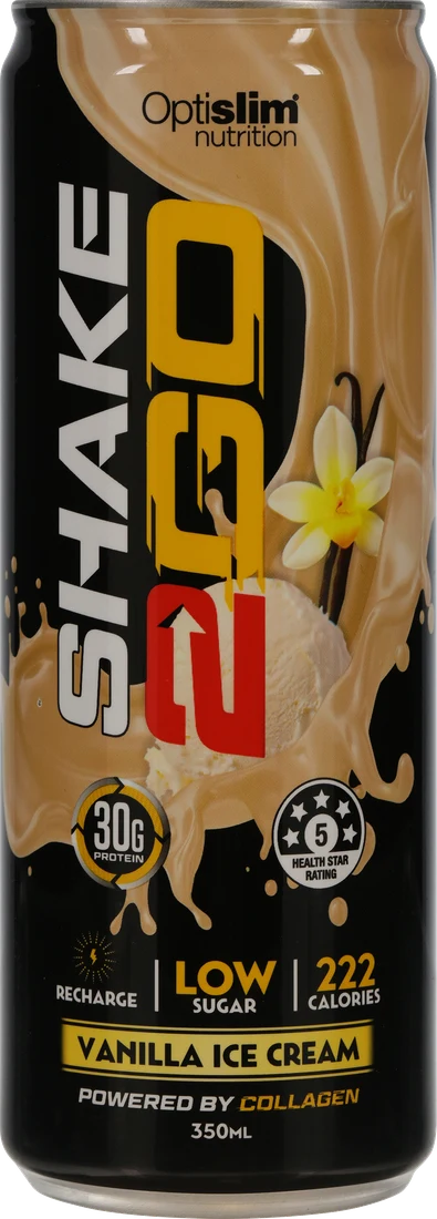 Shake 2GO Vanilla Ice Cream 350mL can